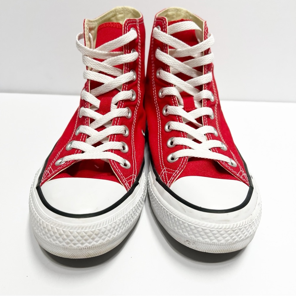 Converse Chuck Taylor All Star Hi Red High Top Shoes
size Men’s 6.5 Women 8.5 - Picture 3 of 13
